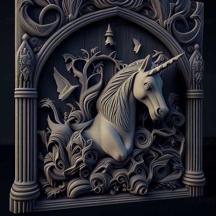 3D model The Secret of the Unicorn Castle game (STL)